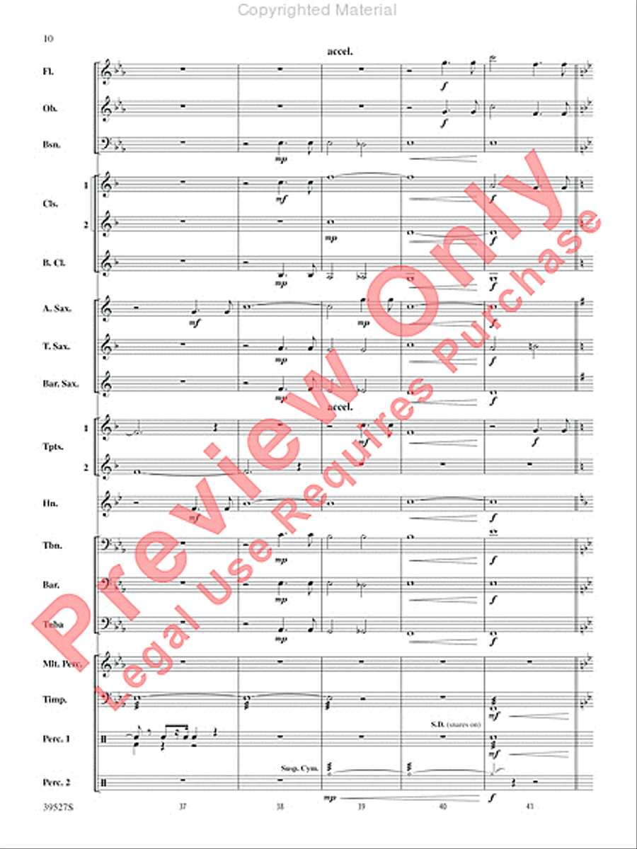 A Celebration of Taps A Celebration of Taps Concert Band scores gallery preview page 10