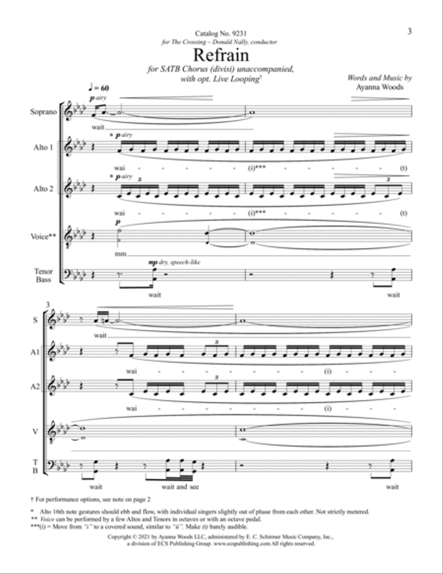 Refrain Divisi scores gallery preview page 3