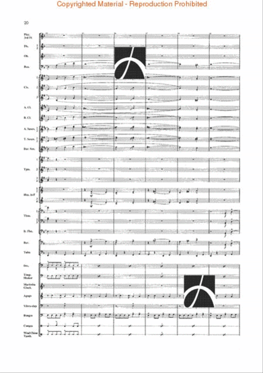 Jungle Fantasy Jungle Fantasy Concert Band scores gallery preview page 17