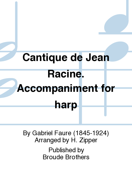 Cantique de Jean Racine, harp