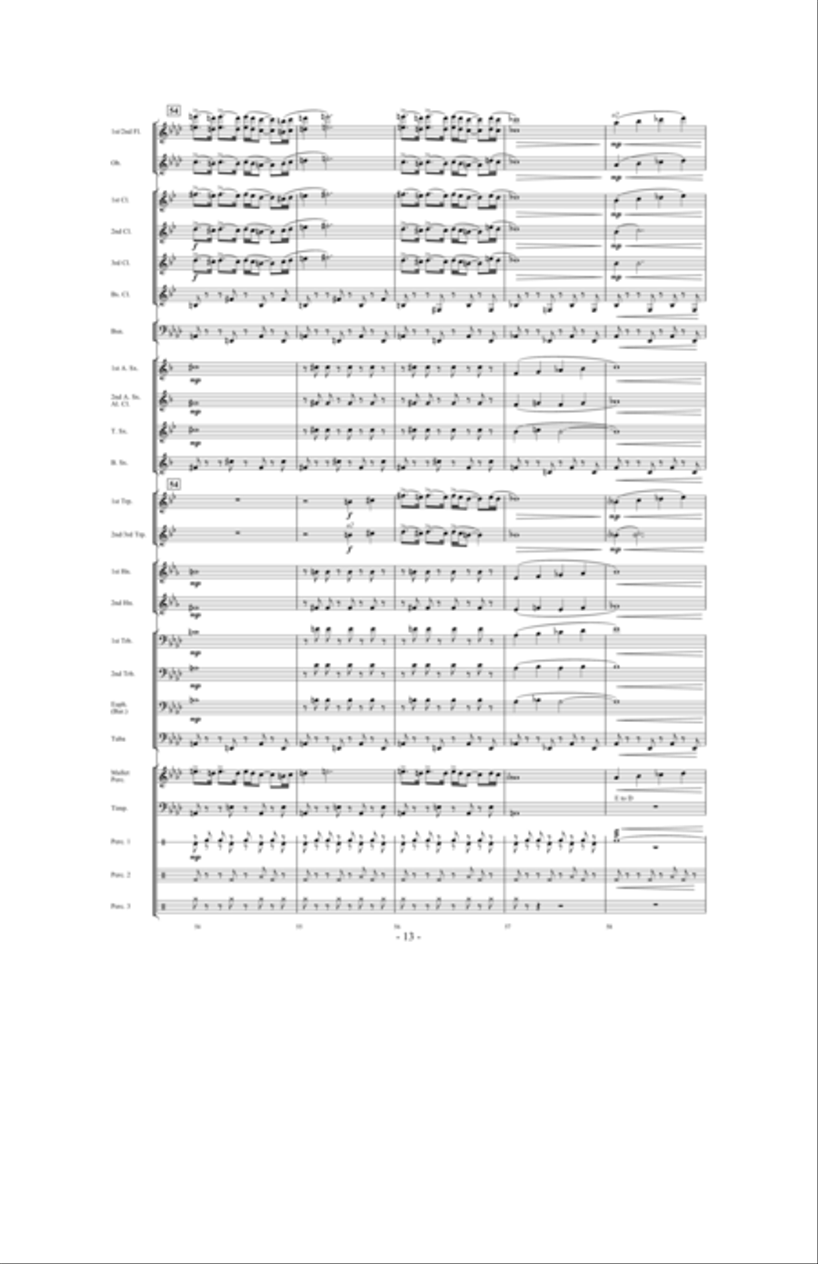 Valley of the Kings Valley of the Kings Concert Band scores gallery preview page 12