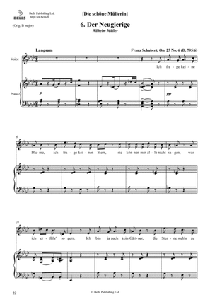 Der Neugierige, Op. 25 No. 6 (A-flat Major)