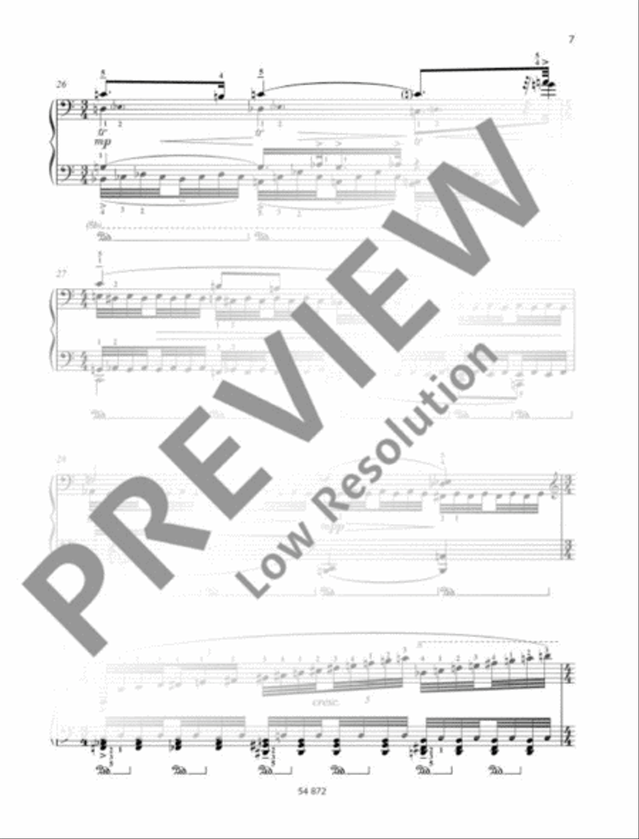 Étude Piano Solo scores gallery preview page 8