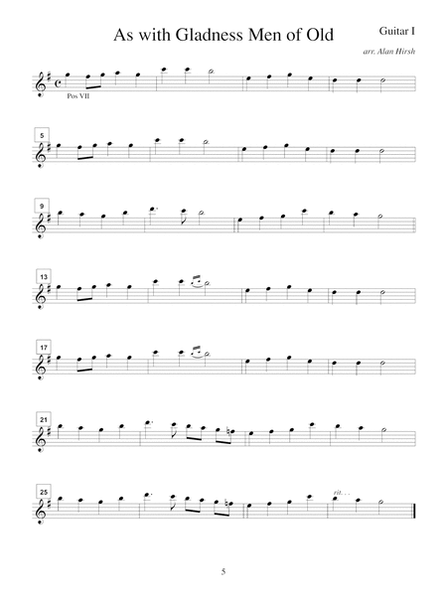 Hymn and Sacred Song Collection for Guitar Ensemble