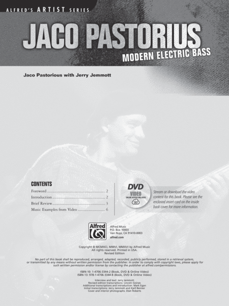 Jaco Pastorius -- Modern Electric Bass