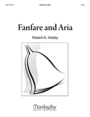 Book cover for Fanfare and Aria (Organ Score)