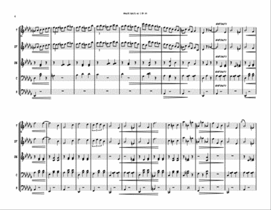 Minute Waltz No. 1 Op 64 Steel Pan scores gallery preview page 4