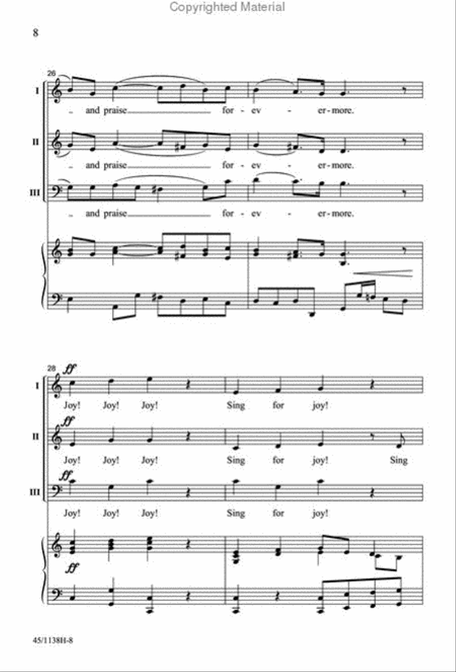 Masterworks and Madrigals for Middle School Choirs SSA scores gallery preview page 7