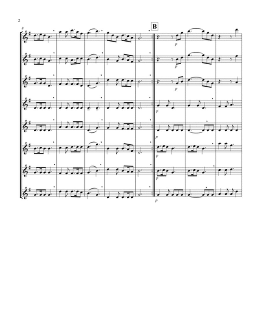 Silent Night (Bb) (Alto Saxophone Octet)
