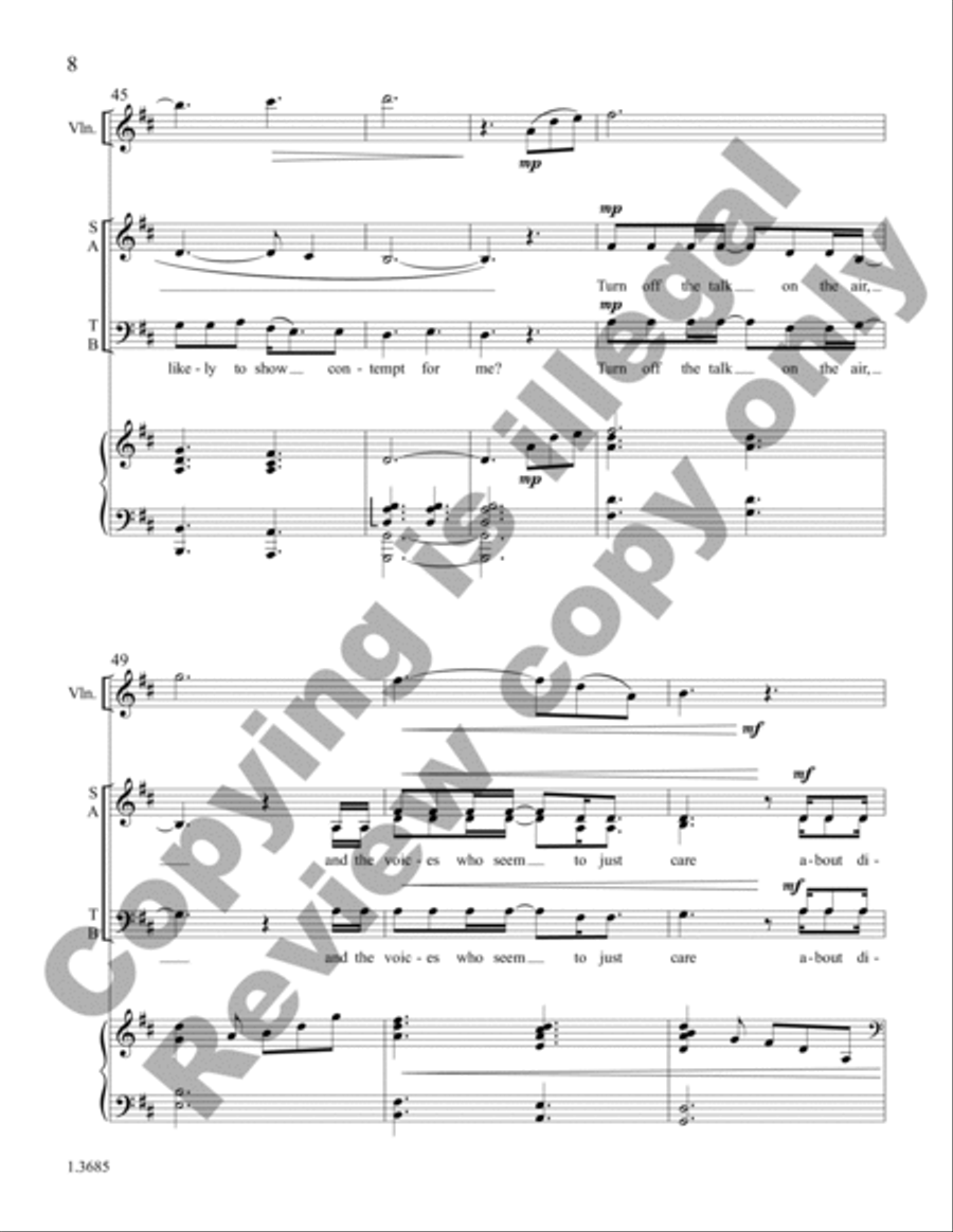 All of Me (Choral Score) All of Me (Choral Score) 4-Part scores gallery preview page 8