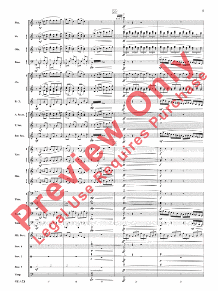 The River Seneca The River Seneca Concert Band scores gallery preview page 6