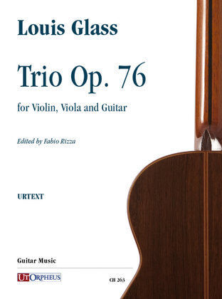 Book cover for Trio Op. 76 for Violin, Viola and Guitar