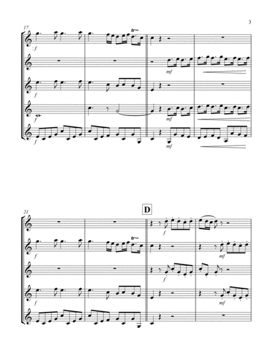 Fanfare (from "Water Music") (Trumpet Quintet)