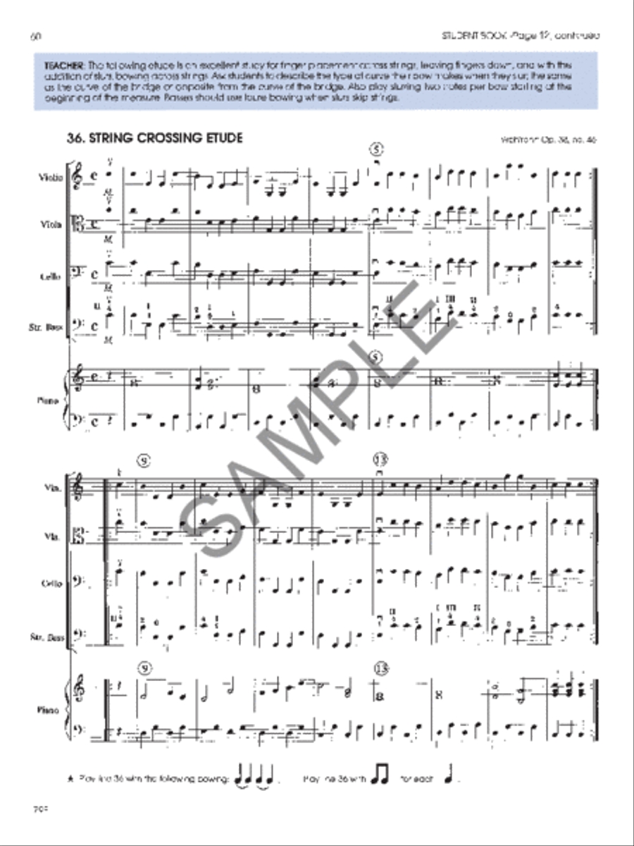 All For Strings Book 2 - Score & Manual String Orchestra scores gallery preview page 2