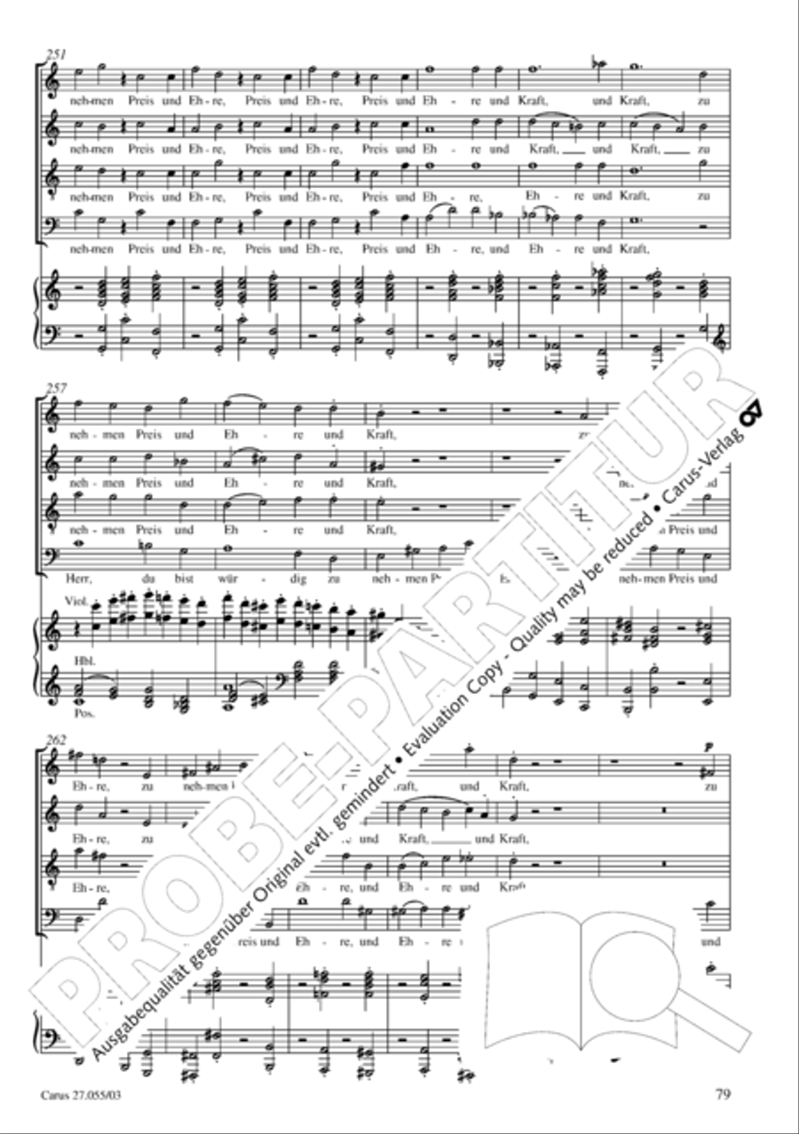 Ein Deutsches Requiem (German Requiem) 4-Part scores gallery preview page 82