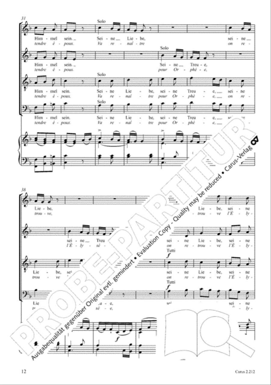 Love songs. Choral collection with CD 4-Part scores gallery preview page 17