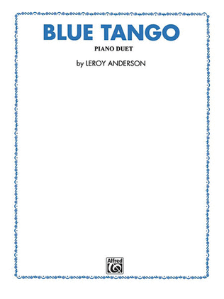 Book cover for Blue Tango - 1 Piano/4 Hands