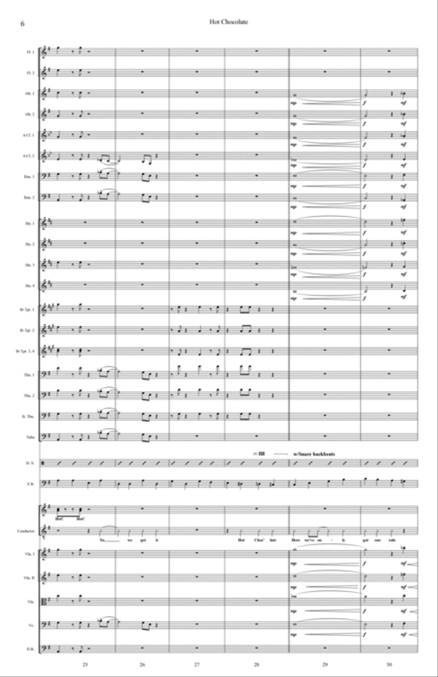 Hot Chocolate Hot Chocolate Full Orchestra scores gallery preview page 6