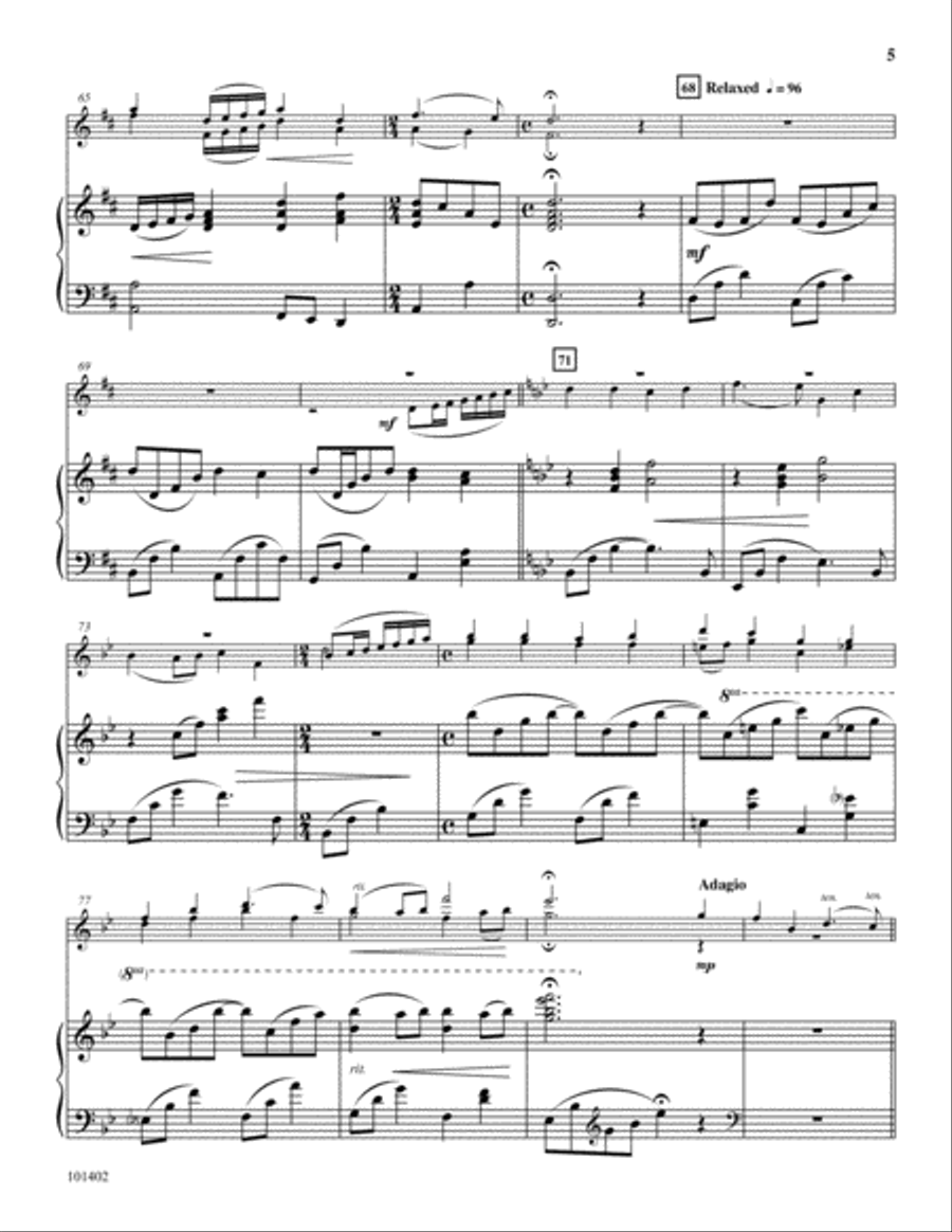 O Little Town of Bethlehem Small Ensemble scores gallery preview page 5