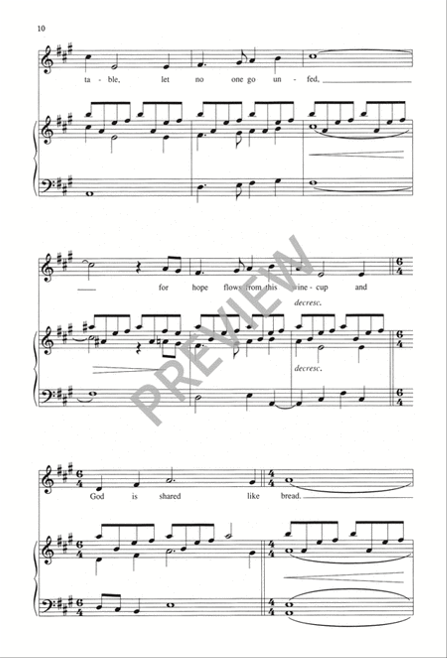 Hymn of Thanksgiving 4-Part scores gallery preview page 11