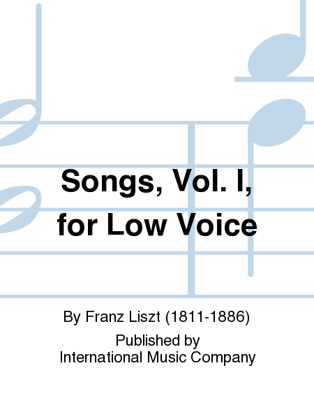Songs, Vol. I, for Low Voice (French and Italian) (MILLER)