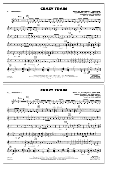 Crazy Train - Bells/Xylophone