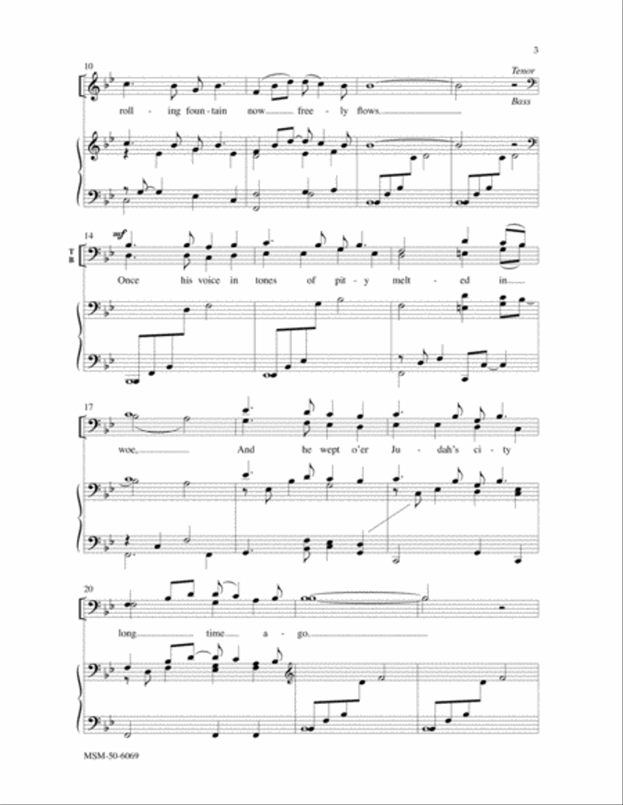 Calvary's Mountain Calvary's Mountain 4-Part scores gallery preview page 3
