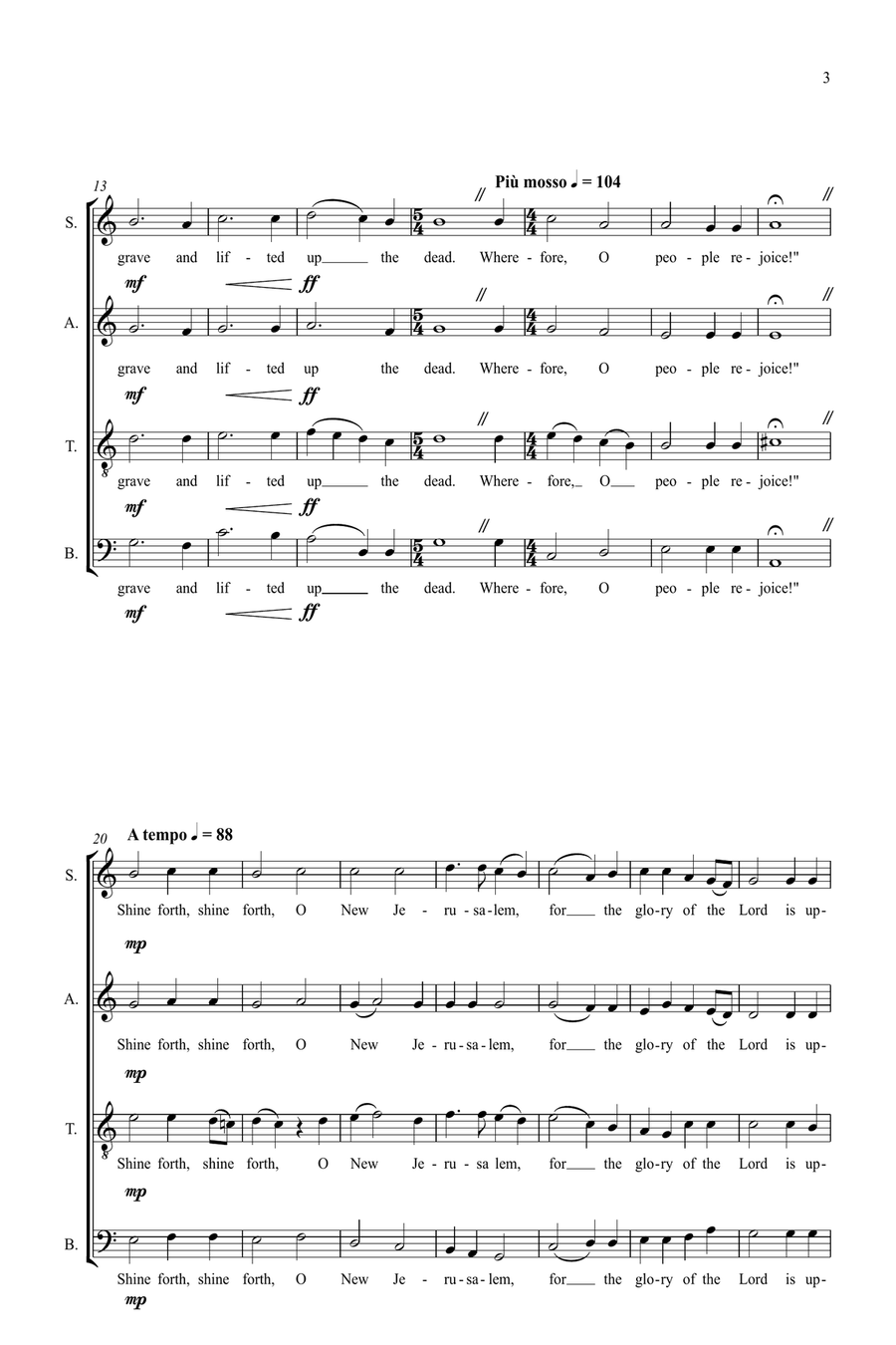The Angel Cried 4-Part scores gallery preview page 3
