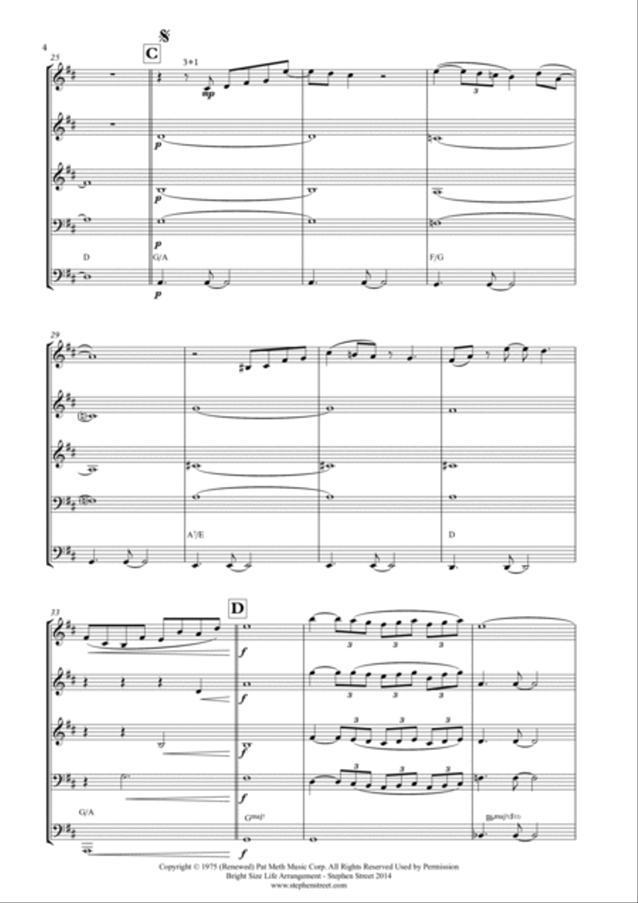 Bright Size Life Bright Size Life Brass Band scores gallery preview page 4