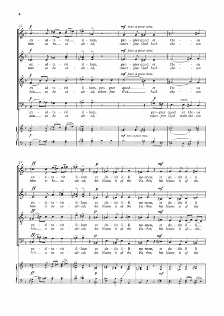 Christus factus est Divisi scores gallery preview page 4