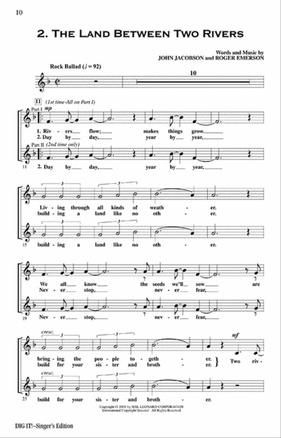 Dig It! - Teacher's Edition Choir scores gallery preview page 2