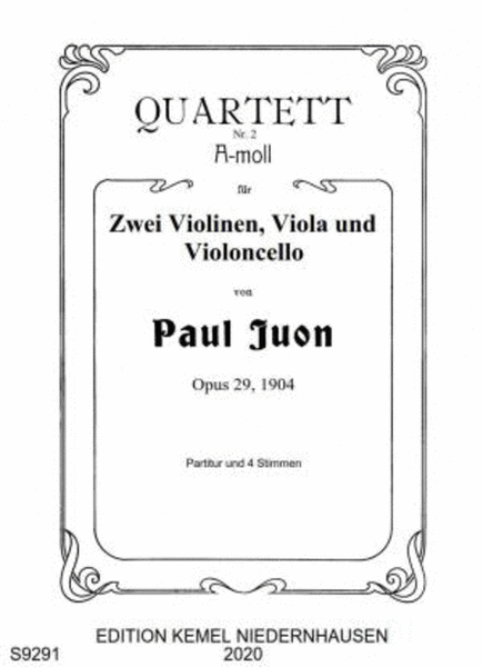 Quartett no. 2 a-moll