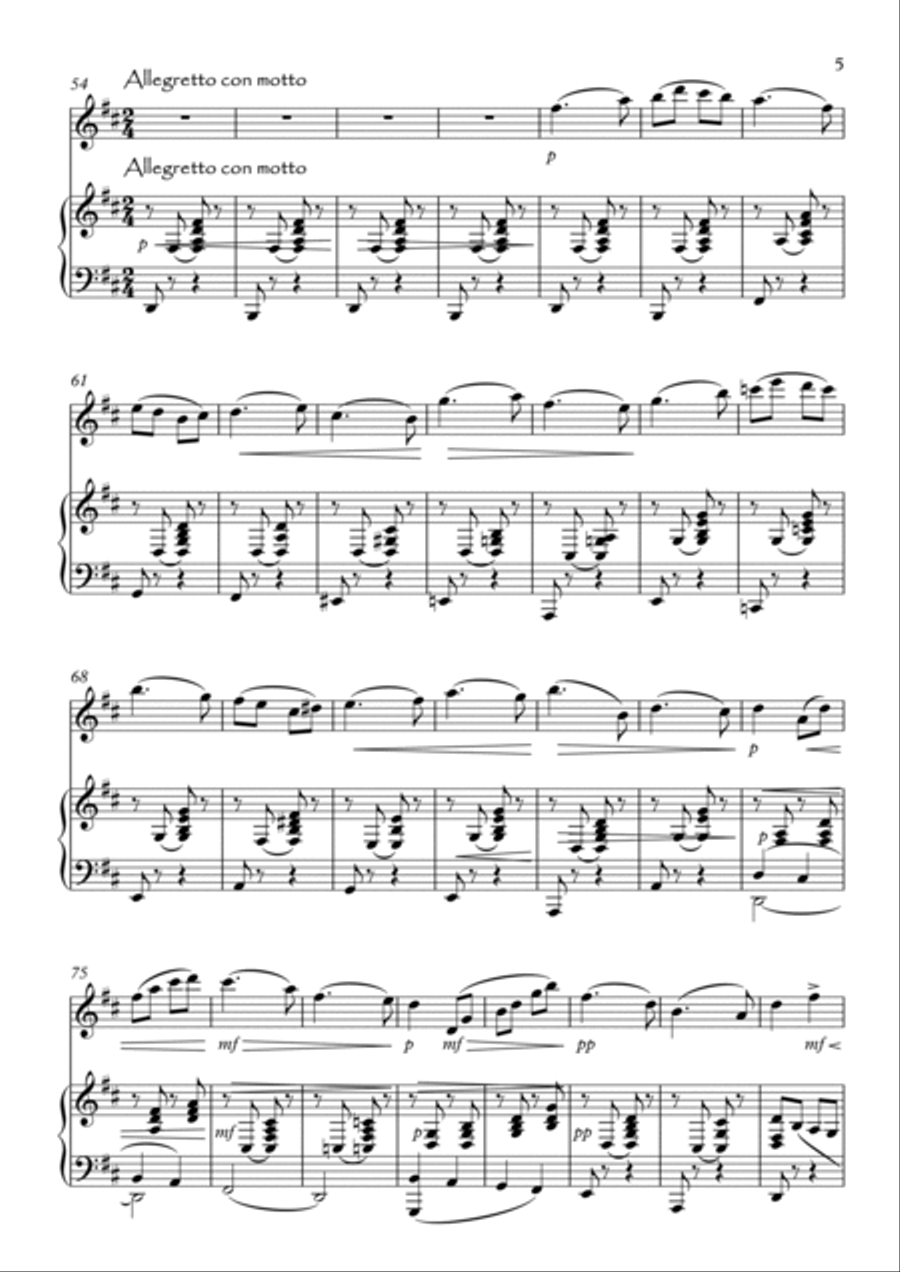 Four Short Pieces Four Short Pieces Piano scores gallery preview page 5