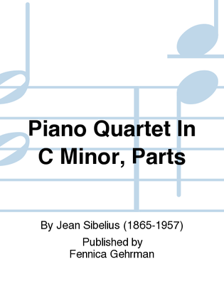 Book cover for Piano Quartet In C Minor, Parts