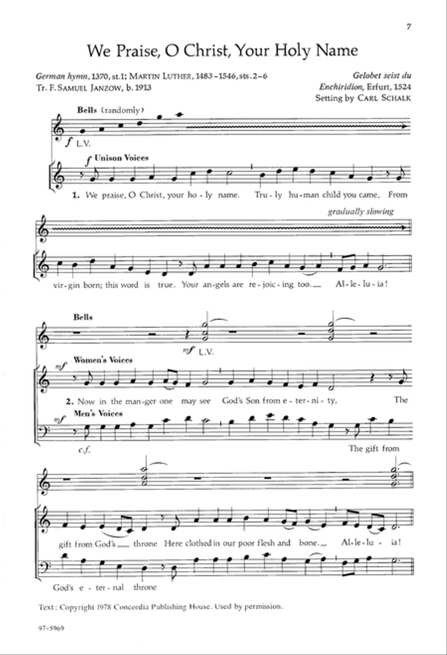 A Third Crown Choir Book 3-Part scores gallery preview page 4