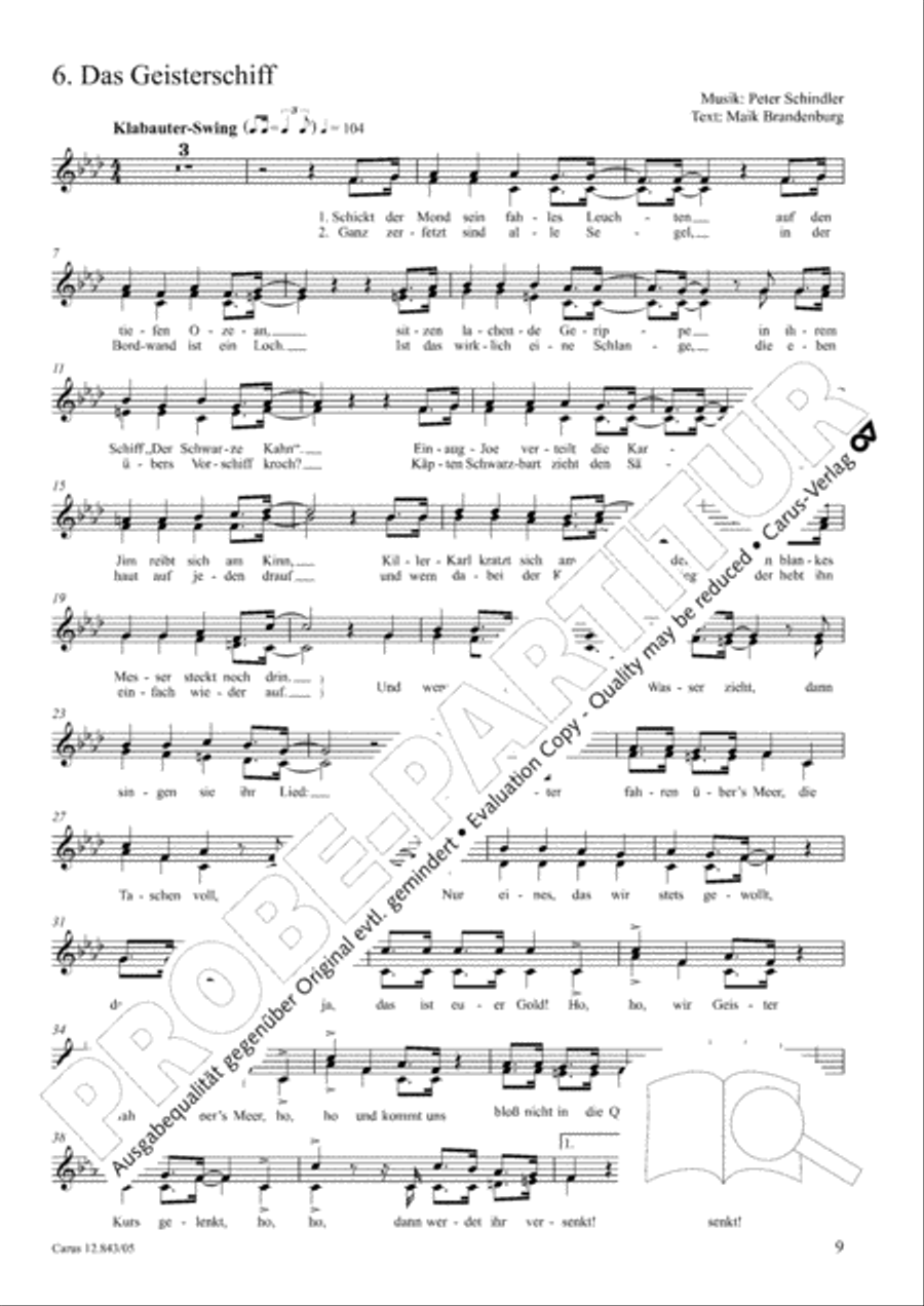 Gruselsongs, Band 1 Gruselsongs, Band 1 Choir scores gallery preview page 10