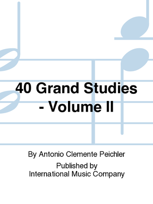 Book cover for 40 Grand Studies: Volume II
