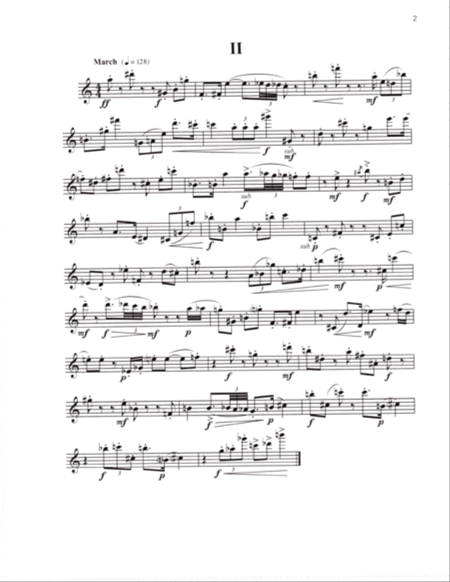 Statements for Solo Flute Flute Solo scores gallery preview page 2