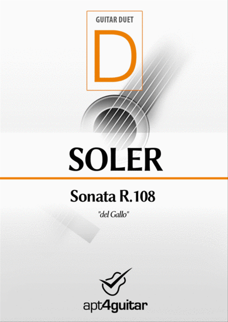 Sonata R.108 Acoustic Guitar scores gallery preview page 1