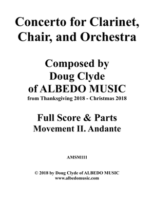 Concerto for Clarinet, Chair, and Orchestra. Movement II. Andante.
