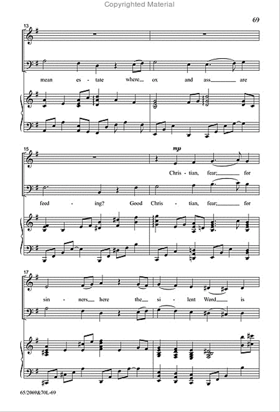 A Noel Celebration 4-Part scores gallery preview page 22