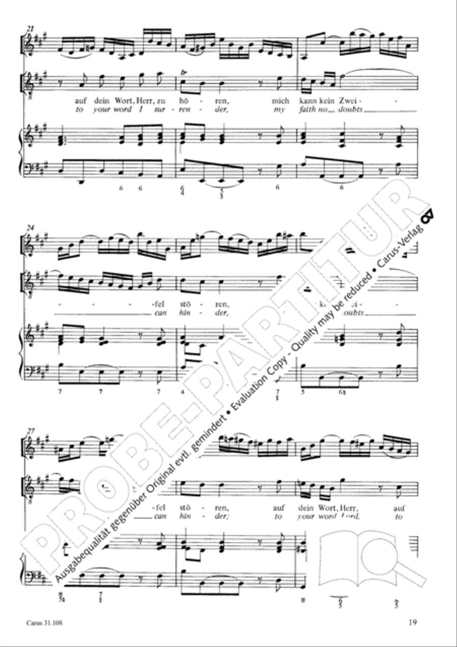 Now it is good, that I am leaving (Es ist euch gut, dass ich hingehe) ATB scores gallery preview page 20