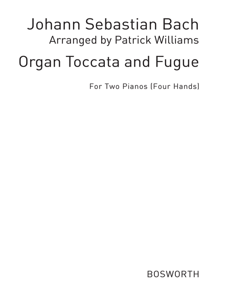 Organ Toccato And Fugue In D Minor 2pf4hnds