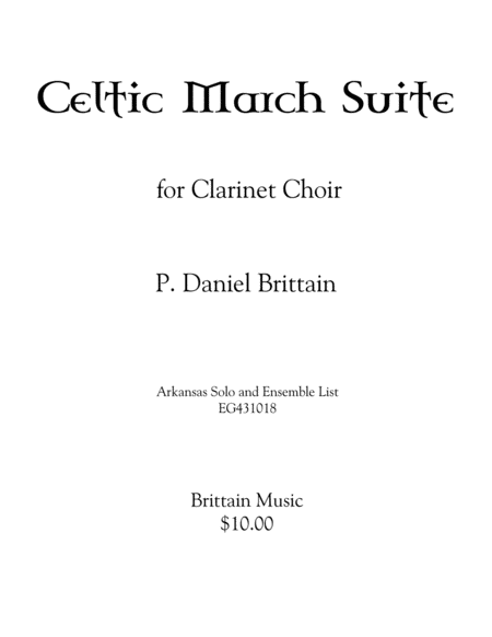 Celtic March Suite (Clarinet Choir) image number null