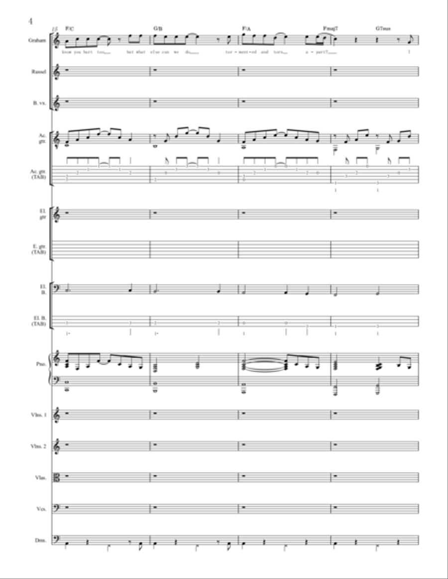 All Out Of Love Cello scores gallery preview page 4