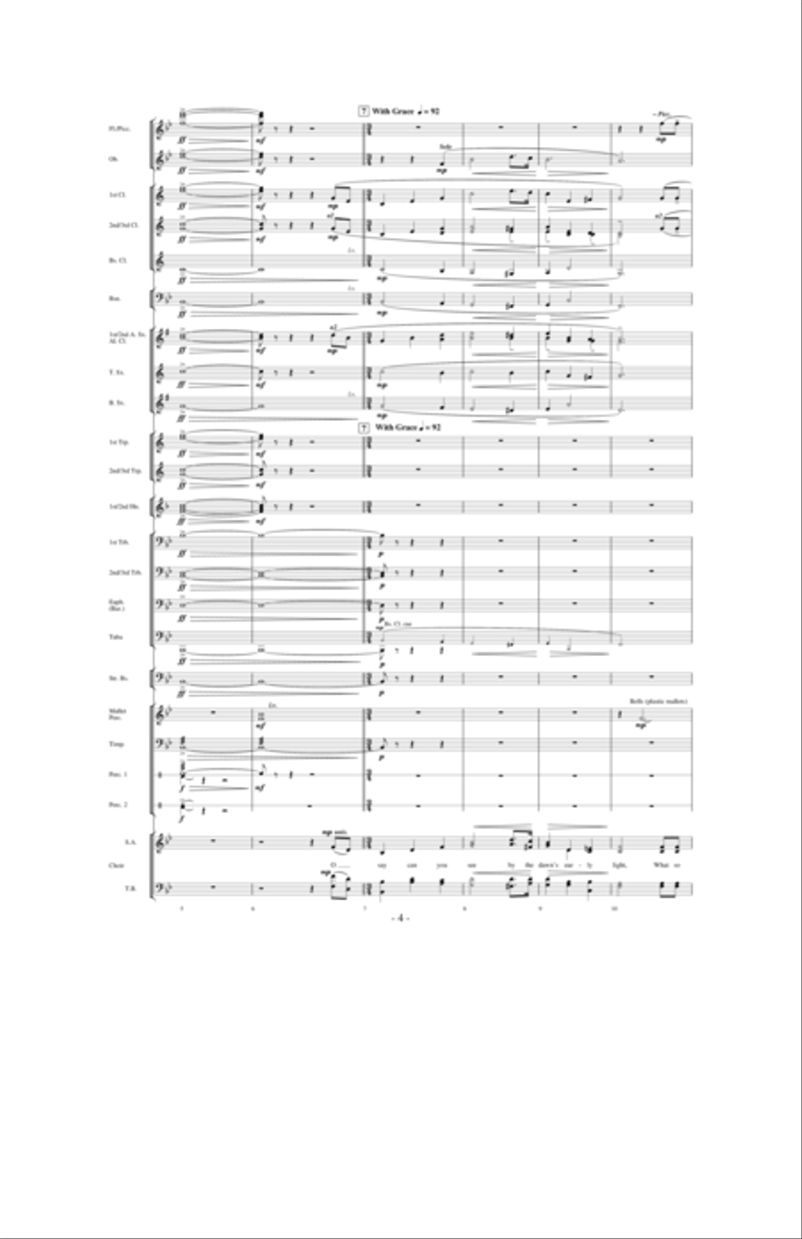 The Star Spangled Banner The Star Spangled Banner Concert Band scores gallery preview page 3