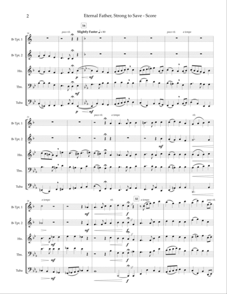 Eternal Father, Strong to Save (Navy Hymn 