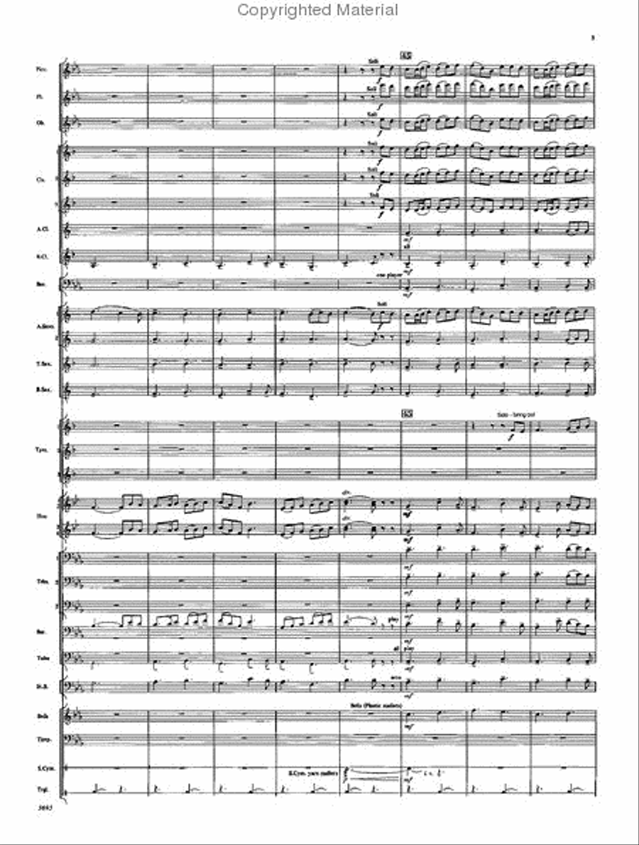 In All Its Glory Concert Band scores gallery preview page 7