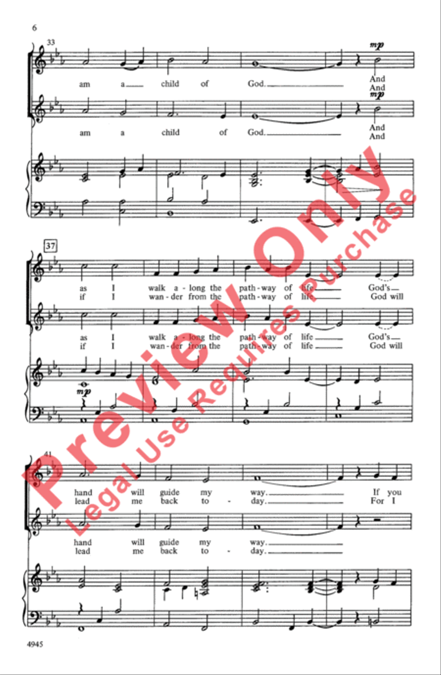 I Am God's Child 2-Part scores gallery preview page 5