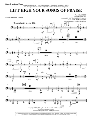 Lift High Your Songs Of Praise (from Footprints In The Sand) - Bass Trombone/Tuba